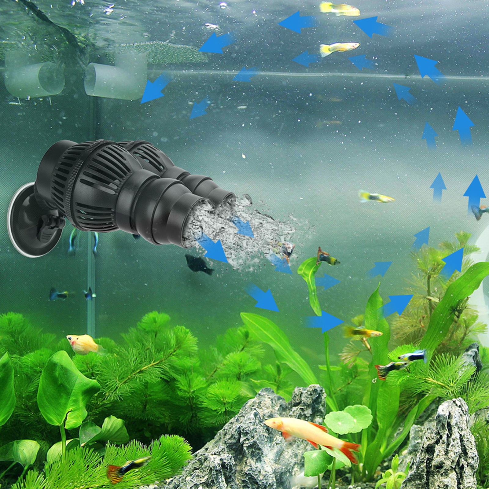 Powerhead Wave Maker - 6000L/H Aquarium Wave Maker Fish Tank