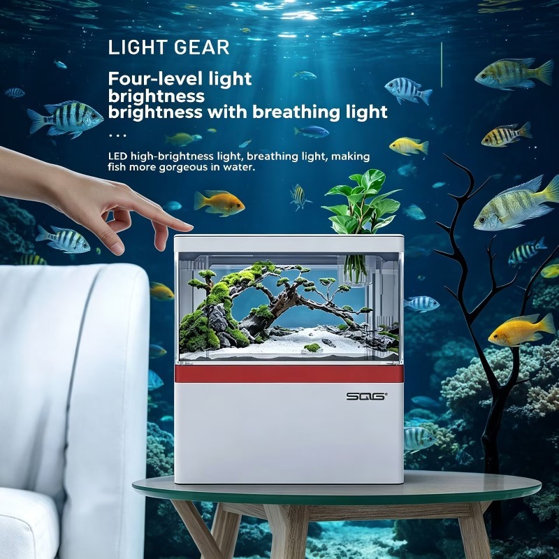 2026 mini fish tank Self circu - огляд і ціна Marine Aquarium Live