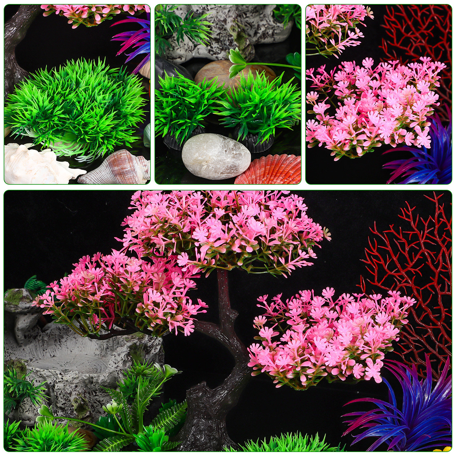 Artificial Plants Indoor Aquar - огляд і ціна Marine Aquarium For Sale