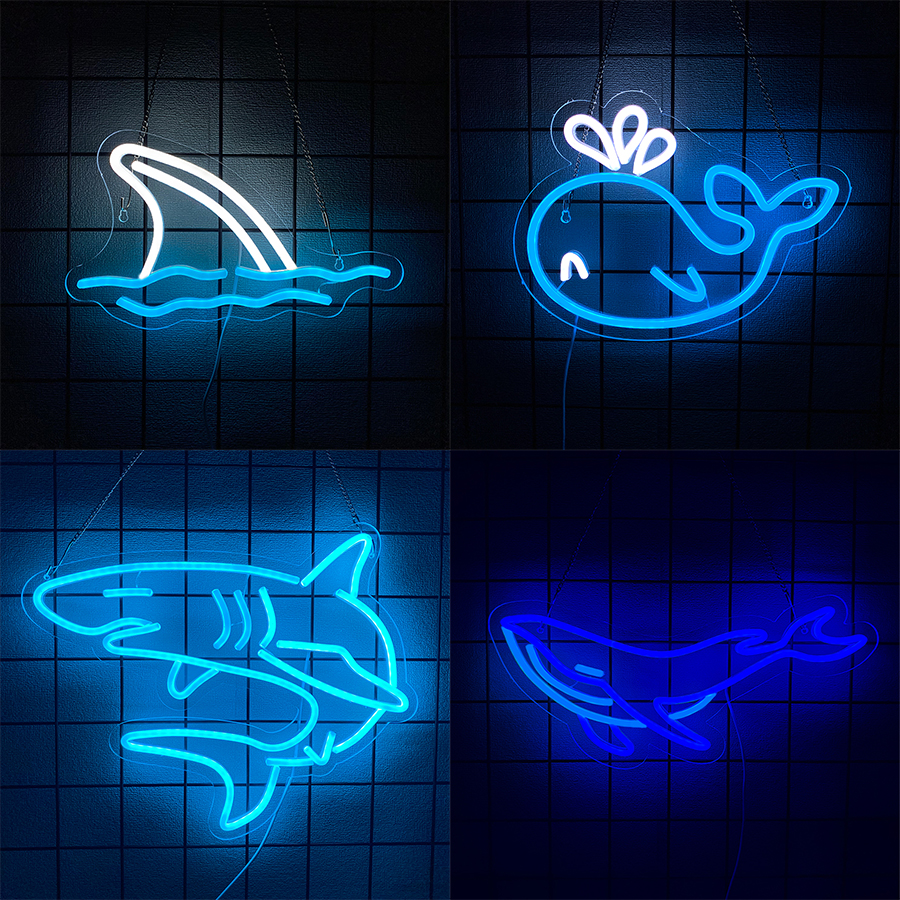 Shark Led Neon Sign, Marine An - огляд і ціна Marine Aquarium Live