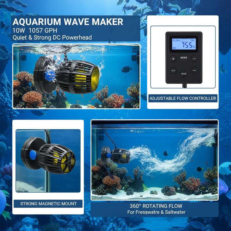 Aquarium Wave Maker, 10W, 1057 - огляд і ціна Powerhead Wave Maker