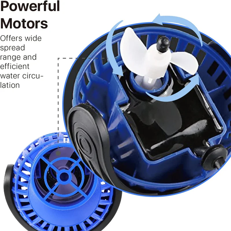 220V 6-26W Aquarium Wave Maker - огляд і ціна Marine Aquarium Wave Maker
