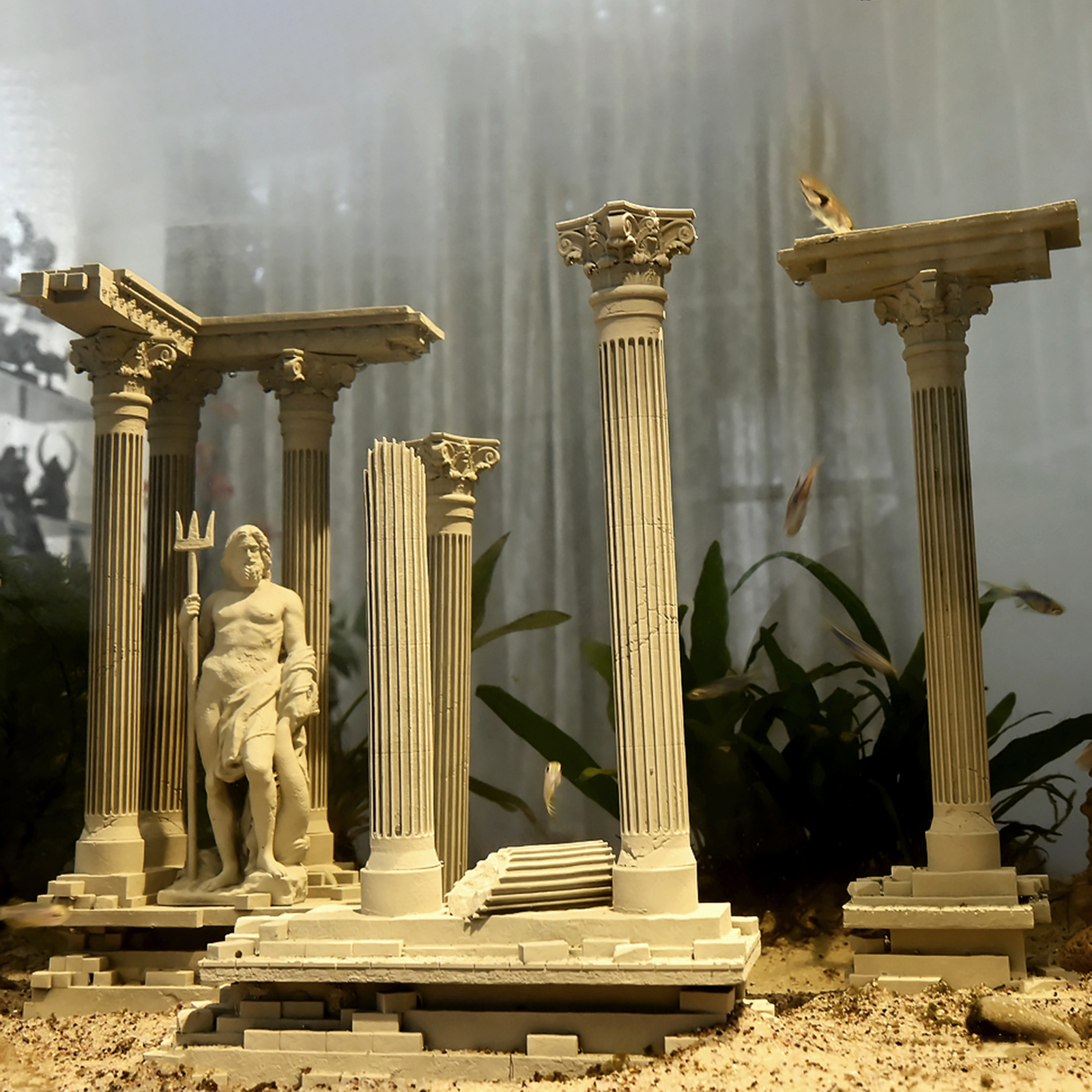 Roman Column Decoration Resin  - огляд і ціна Marine Aquarium For Sale