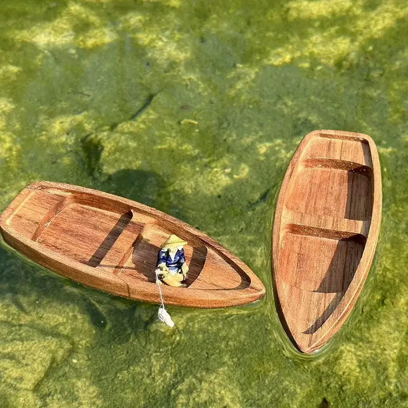 Handmade Wooden Boat Mini Floa - огляд і ціна Marine Aquarium For Sale