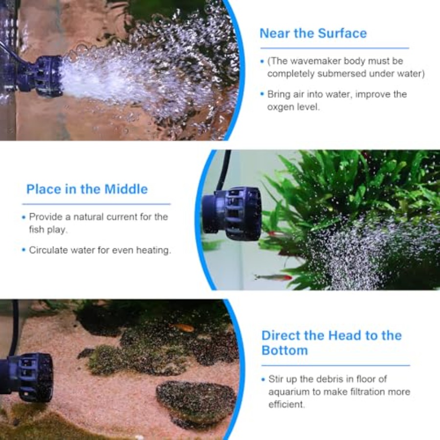 Aquarium Wave Maker for 5-10 G - огляд і ціна Powerhead Wave Maker