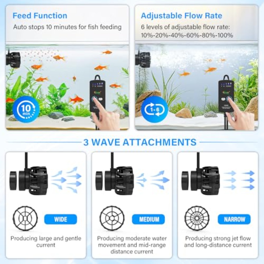 Aquarium Wave Maker for 5-10 G - огляд і ціна Powerhead Wave Maker
