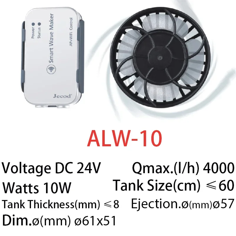 Jebao Jecod Upgraded ALW Serie - огляд і ціна Powerhead Wave Maker